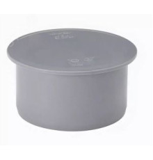 Заглушка канализационная Uponor Decibel 50 мм белая 1105793