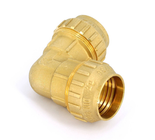 Угол обжимной Tiemme 40х40 мм для ПНД труб 3400017