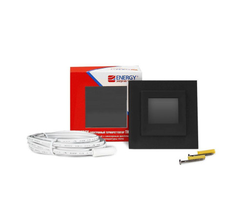 Терморегулятор программируемый Energy TK08 NEW сенсорный черный TK08 NEW black
