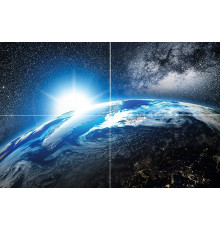 Панно Муза-Керамика Orbit из 4-х плиток 60х40 см P4D252