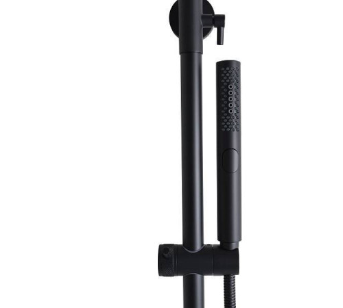 Душевая стойка Allen Brau Fantasy с термостатом черный матовый 5.11001-31