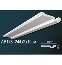 Карниз потолочный Perfect AB178 полиуретановый 220x220x2000 мм AB178