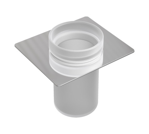 Стакан для зубных щеток подвесной Boheme Space стеклянный хром 10966-CR-TUM