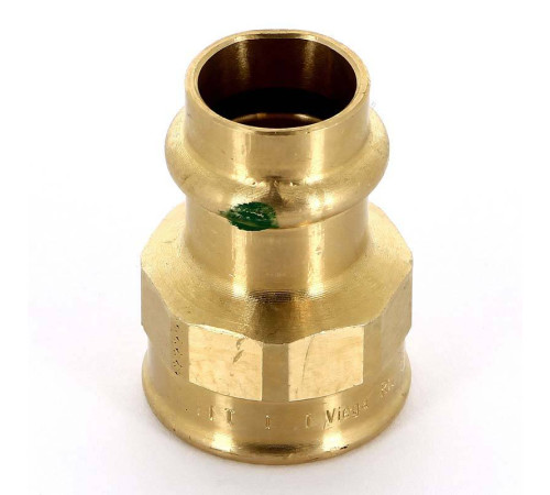 Муфта переходная пресс-В Viega Sanpress бронза 18х3/4 294519