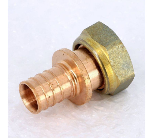 Муфта с накидной гайкой Rehau Rautitan RX+ 25х1 бронза 456340