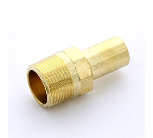Переходник пресс Viega Sanpress 18 мм x 1/2 НР бронза 285081