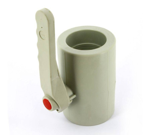 Кран шаровой полипропиленовый FV-Plast 75 мм рычаг 301075