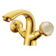 Смеситель для раковины Boheme Imperiale Presente золото глянцевое 331
