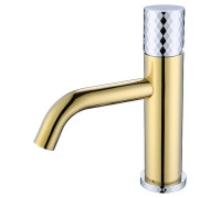 Смеситель для раковины Boheme Stick Gold Diamond Chrome 121-GCR