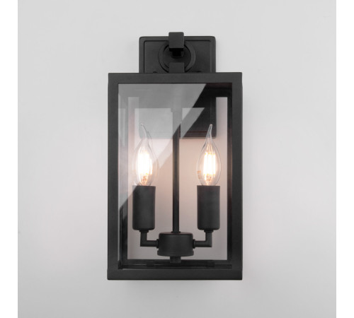 Уличный настенный светильник Candle D 35150/D черный