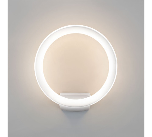 Уличный настенный светодиодный светильник Ring IP54 1710 TECHNO LED белый