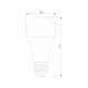 Умная лампа Classic LED А60 Е27 12W 3300К-6500К CCT+DIM (BLE2778) BLE2778