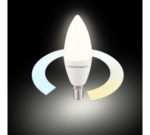 Умная лампа СвечаLED C37 Е14 7W 3300К-6500К CCT+DIM (BLE2779) BLE2779