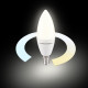 Умная лампа СвечаLED C37 Е14 7W 3300К-6500К CCT+DIM (BLE2779) BLE2779
