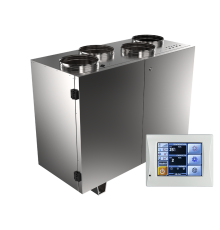 Приточно-вытяжная установка SHUFT UniMAX-P 2200VER EC с электронагревателем НС-1079873