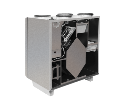 Приточно-вытяжная установка SHUFT UniMAX-P 1500 VEL-A с электронагревателем НС-1061967