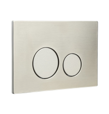 Кнопка смыва Boheme для инсталляции 2 режима нержавеющая сталь никель 649-NB