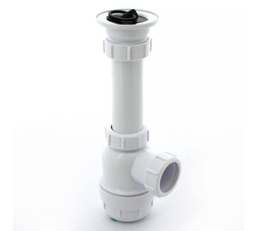 Сифон McAlpine бутылочный 1 1/2 x 40 мм с выпуском 70 мм выход 40 мм MRSK2