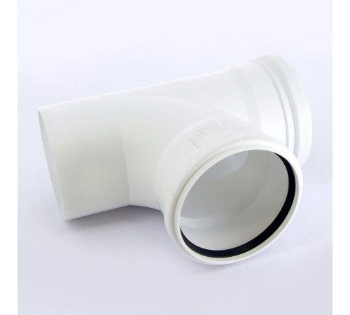Тройник канализационный REHAU RAUPIANO PLUS 110/110/87° Max Flow 123005