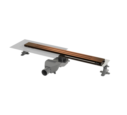 Трап линейный Boheme Premium Trendy 60 см матовая бронза 983-60-BRB