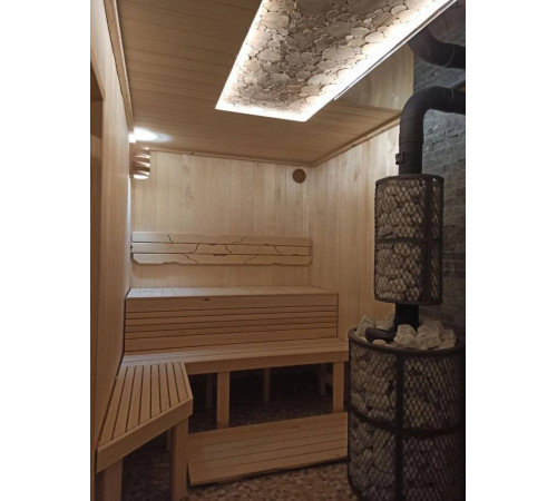 Печь для бани PROMetall Атмосфера L сетка нержавейка Ap0048