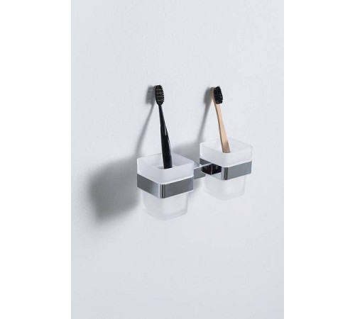 Стаканы с держателем Allen Brau Infinity белый хром 6.21003-00