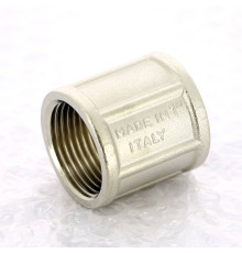 Муфта резьбовая никелированная Tiemme ВР-ВР 1 1500154