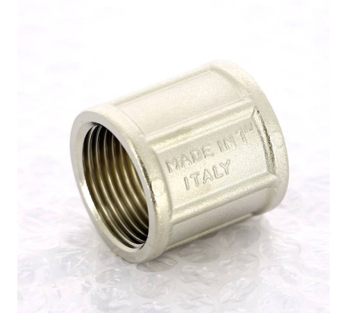 Муфта резьбовая никелированная Tiemme ВР-ВР 1 1500154