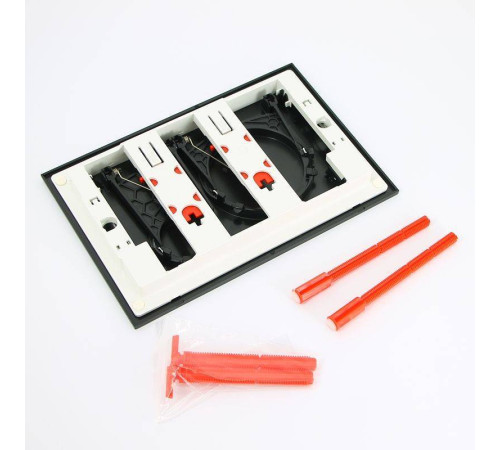 Кнопка смыва Alcaplast M778 черный матовый/хром глянец M778