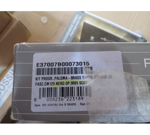 Гигиенический душ с прогрессивным смесителем Bossini Paloma Brass комплект черный матовый E37007B.073