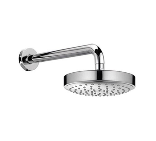 Держатель для верхнего душа настенный Keuco Universal 462 мм с круглым отражателем черный матовый 51688 370400