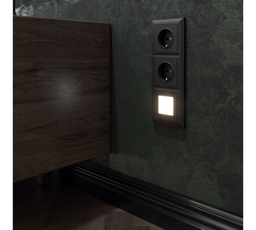 Встраиваемая LED подсветка (черный матовый) W1154308