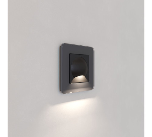 Встраиваемая LED подсветка МУН (черный матовый) W1154408