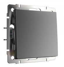 Выключатель одноклавишный проходной (графит матовый) W1112064