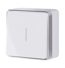 Выключатель одноклавишный с подсветкой Gallant белый W5010101