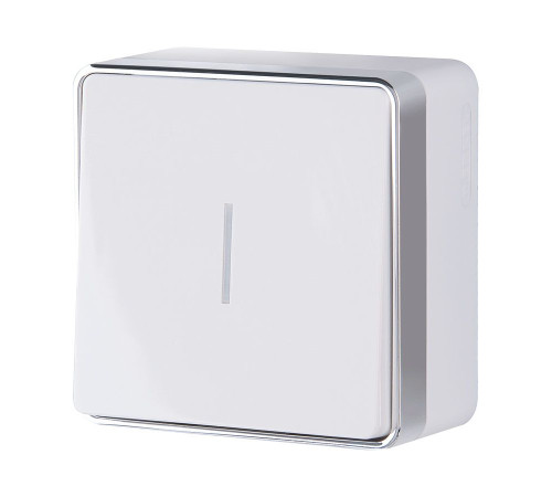 Выключатель одноклавишный с подсветкой Gallant белый W5010101