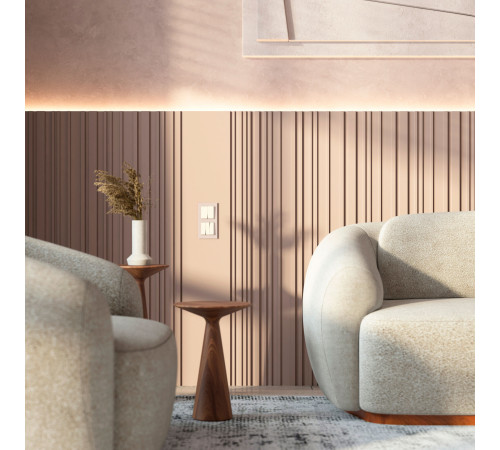 Выключатель трехклавишный (слоновая кость) W1130003