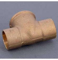 Тройник бронзовый под пайку Viega 28х1 ВР 258955