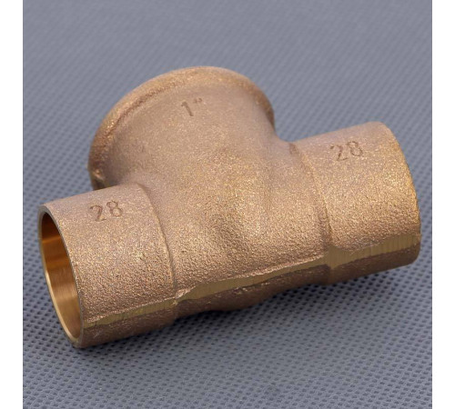Тройник бронзовый под пайку Viega 28х1 ВР 258955