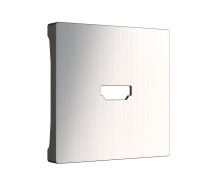 W1196002/ Накладка для розетки HDMI (глянцевый никель) W1196002