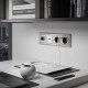 W1196002/ Накладка для розетки HDMI (глянцевый никель) W1196002