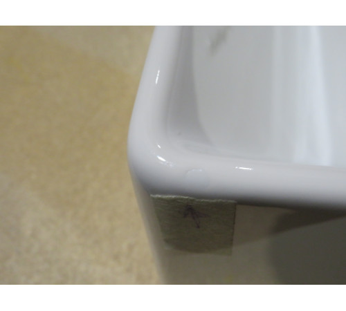 Раковина накладная GSI Kube X 370х600 мм белый глянцевый 945311_УЦ/3