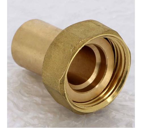 Вставка с накидной гайкой бронза Viega Sanpress 22х1 338527