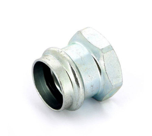 Муфта переходная пресс-В Viega Prestabo 28х1/2 оцинкованная сталь 704759