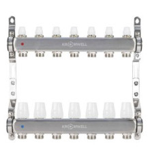 Коллекторный блок Kromwell 1x3/4 EK 7 выходов с термостатическими вставками KW.SM6500675