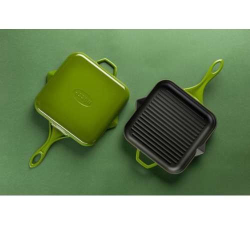 Сковорода-гриль квадратная Hascevher GTV 2828 Green 28х28 см A852828