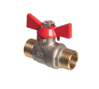 Кран шаровой Kromwell 1/2 НР-НР ручка-бабочка EU.YT1286030 12_k