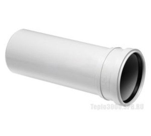 Труба канализационная раструбная Uponor Decibel 110 мм 0.25 м ПП белая 1096448