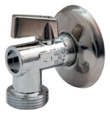 Кран шаровой угловой для стиральной машины Giacomini 1/2 x 3/4 хромированный R614X004