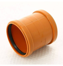 Муфта двухраструбная Ostendorf KG KGMM 110 мм для наружной канализации 220510